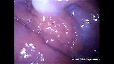A woman experiences orgasm from inside her vagina in a video at SecretFriends.com