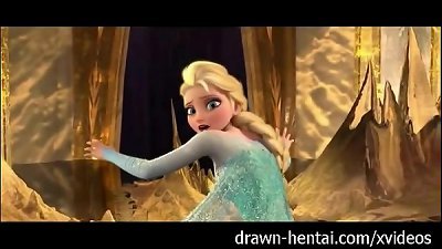 Frozen Hentai - Elsa's erotic fantasy