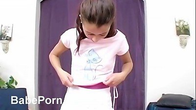 A young, innocent girl experiences her first porn audition