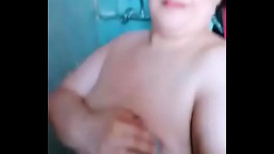 Fat Arab Granny in the shower, get ready for steamy action