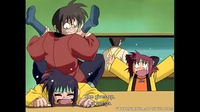 A fictional Hentai scene set in a college setting with a mysterious plot