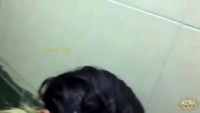 I punish my sister by spanking her in the restroom after she rejects me