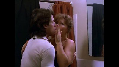 Elderly woman is coerced into a bathroom