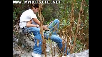 Public park sex scene in video