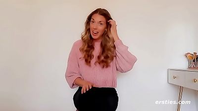 Lana initiates her morning with an enticing caress