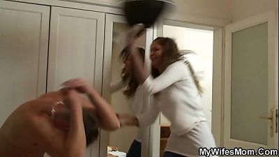 He has sex with his elderly mother-in-law