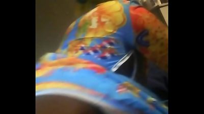 Attractive black woman rides a large black penis