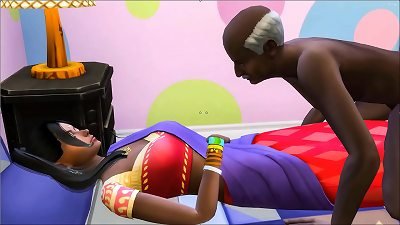 Indian father awakens in the night with an erection from Viagra but fails with daughter's assistance, leads to additional attempt