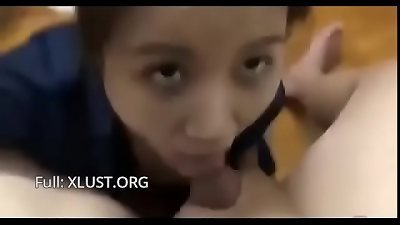 Indonesian campus sex video featuring brutal fuck and internal cumshot