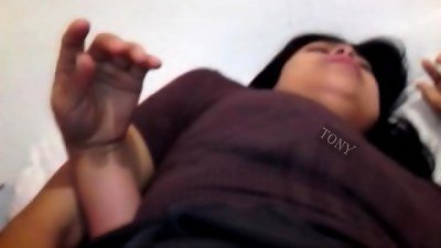 Stepmom fakes being on bed, stepson penetrates her anally