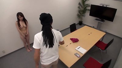 Busty Japanese teen idol tries out again