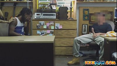 poor bf watch his own gf getting fucked!