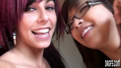 Lesbian video featuring French Canadian women