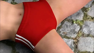 My friend Katia is a blonde beauty and we work out together in the city that never sleeps.