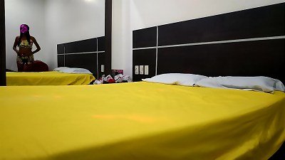 Stepbrother's idea: Let's make our own interracial porn with 4K camera. Blonde and brunette, white and black, milk and chocolate