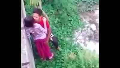 Private school girl in action