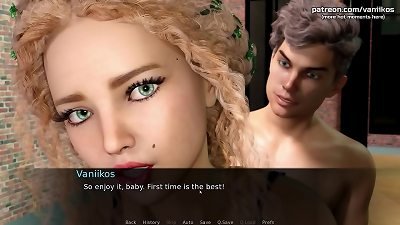 Skinny blonde stepsister double penetration with stepbrotherâ€™s cock and cucumber in her ass