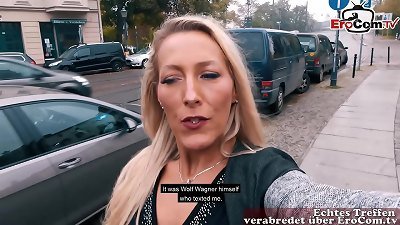 First time lesbian sex with girl picked up in public by EroCom Date