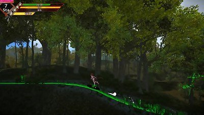 Gender-switched Wukong naked adventure in the side-scrolling hentai game Journey to the West: Wukong's Lewd Prelude continues.