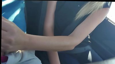 A beautiful woman picks me up and gives me a blowjob at a motel and then I cum inside her vagina.