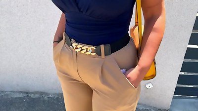 Vanessa, a secretary, stars in her first porn video with her colleague, Tire, aged 30