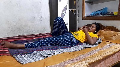 Indian Tamil couple engages in sexual activity with a horny skinny sex instructor who also shows affection towards his girlfriend - Entirely in Hindi