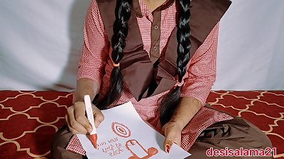 A tuition teacher seduces a student and has sex with her in an Indian village XXX scene.