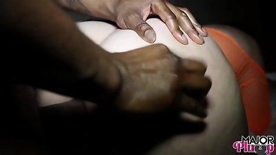 Katana demands rubber for Romeâ€™s cock in threesome pounding action