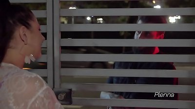 The shy neighbor called the police because of our moaning and we ended up catching the police as well. Agatha Ludovino and Biela