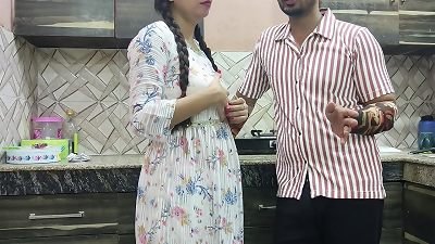 Steamy kitchen affair between uncleâ€™s wife and her husbandâ€™s brother in Indian setting with hardcore sex and dirty talk.