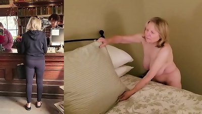 sexy granny dressed and unclothed