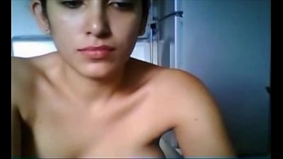 Big tits Indian college girl Shreya masturbating on her webcam show - Upload by AWEPORNER