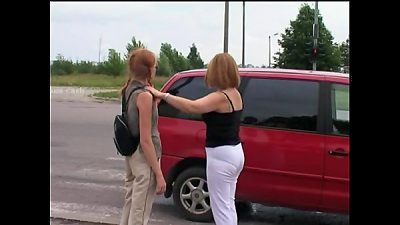 Angela's Hunt and Nadya - Russian Mom action